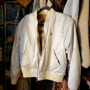 Nwot Polo Ralph Lauren Reversible Sherpa Windbreaker Southwest Cream Brown S